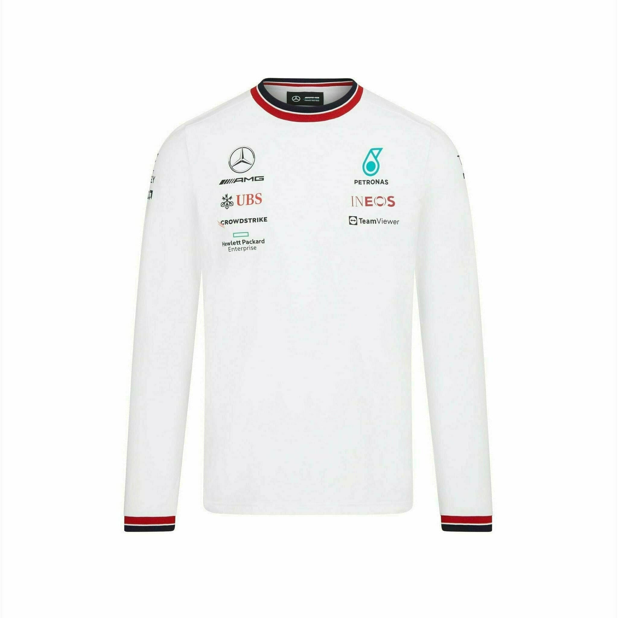 Mercedes Benz AMG Petronas F1 2022 Men s Long Sleeve Driver T