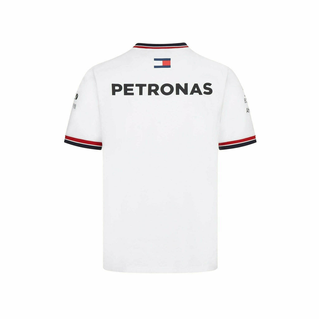 Mercedes Benz AMG Petronas F1 2022 Kids Driver T-Shirt - Black/White T-shirts White Smoke