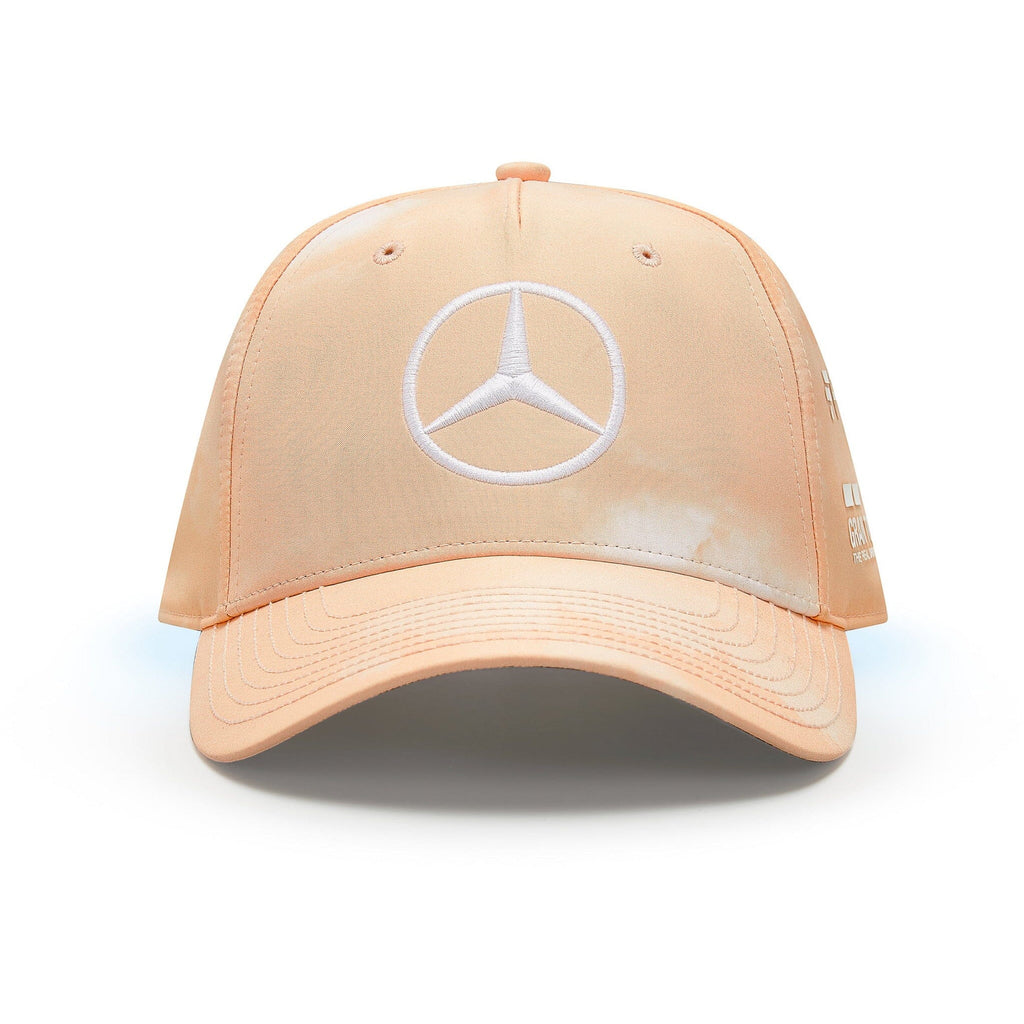 Mercedes Benz F1 Special Edition Lewis Hamilton 2022 Singapore GP Baseball Hat Hats Wheat