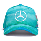 Mercedes Benz F1 Special Edition Lewis Hamilton 2022 Miami GP Hat Hats Light Sea Green