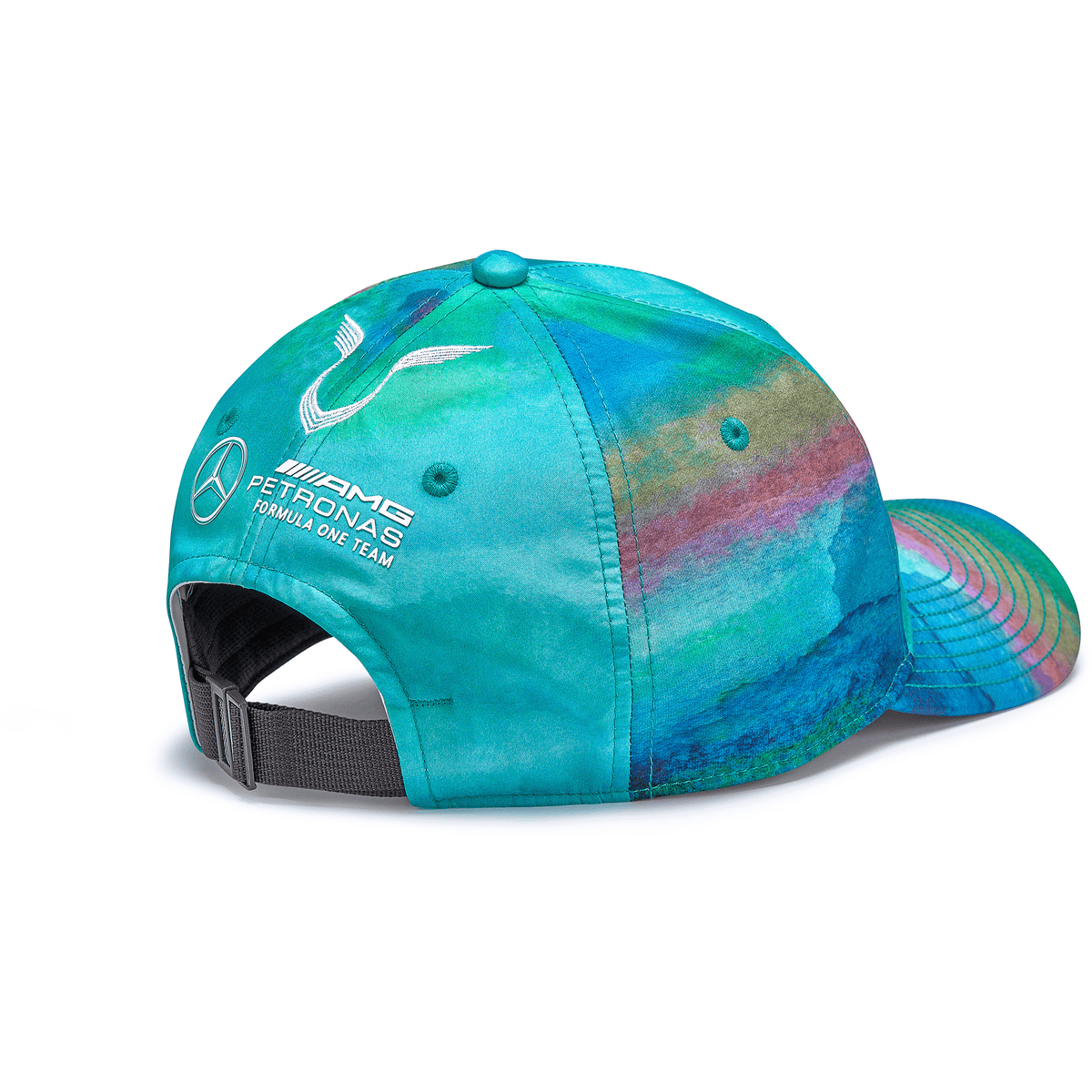 Mercedes Benz F1 Special Edition Lewis Hamilton 2022 Miami GP Hat Hats Light Sea Green
