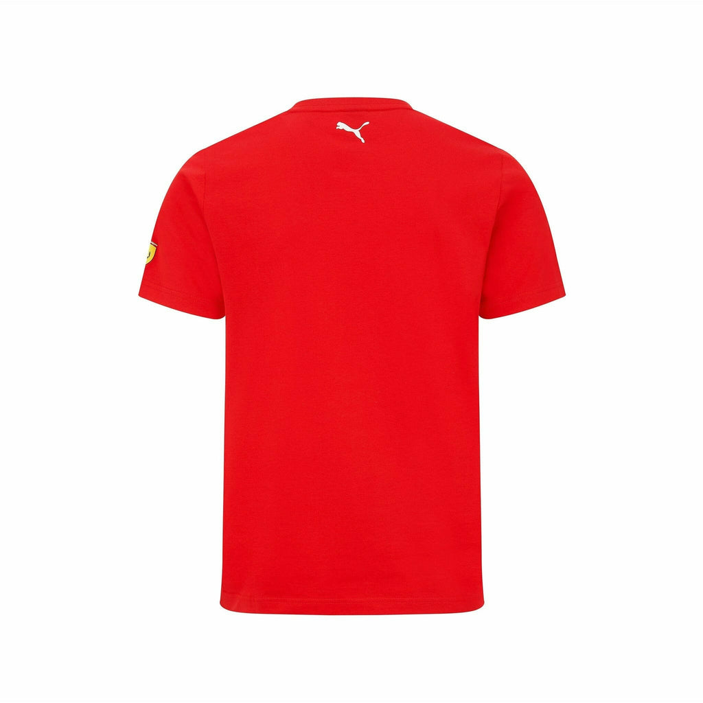 Scuderia Ferrari F1 Puma Men's Charles Leclerc #16 Driver T-Shirt-Black/Red T-shirts Red