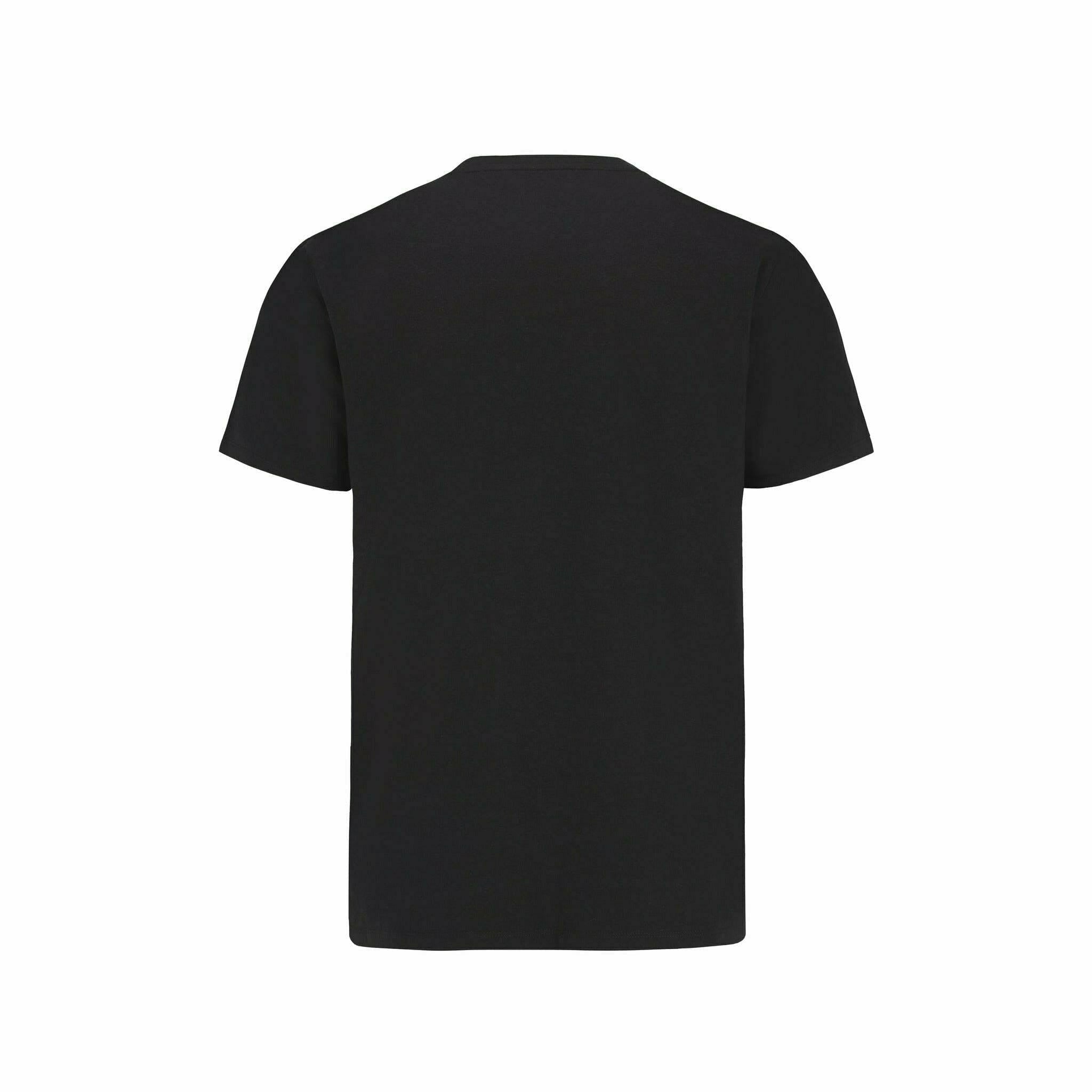 Mercedes Benz AMG Petronas F1 Unisex Stealth Large Logo T-Shirt -Black T-shirts Dark Slate Gray