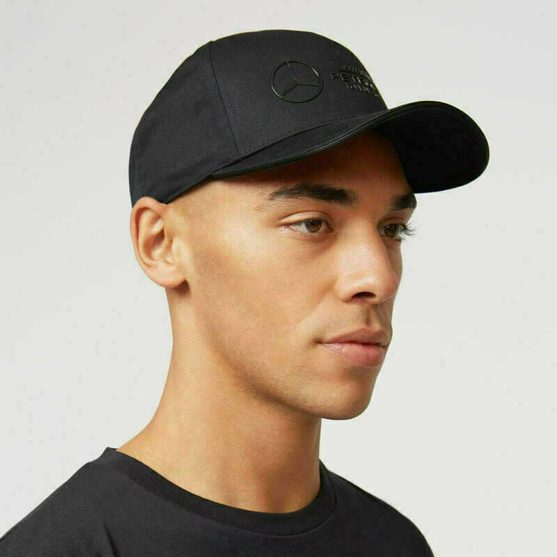Mercedes Benz AMG Petronas F1 Stealth Racer Hat - Black Hats Dark Slate Gray