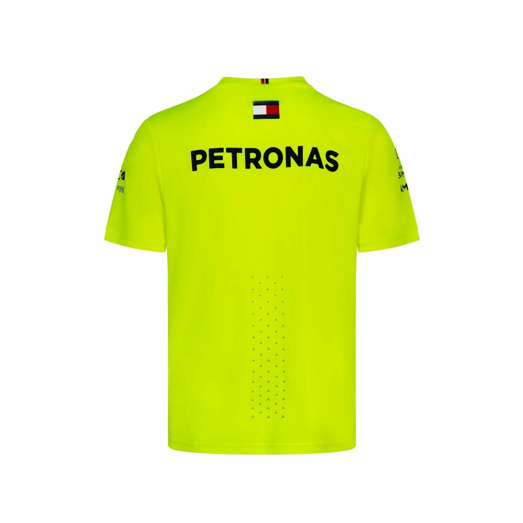 Mercedes Benz AMG Petronas F1 2022 Men's Set Up Driver T-Shirt - Yellow T-shirts Green Yellow