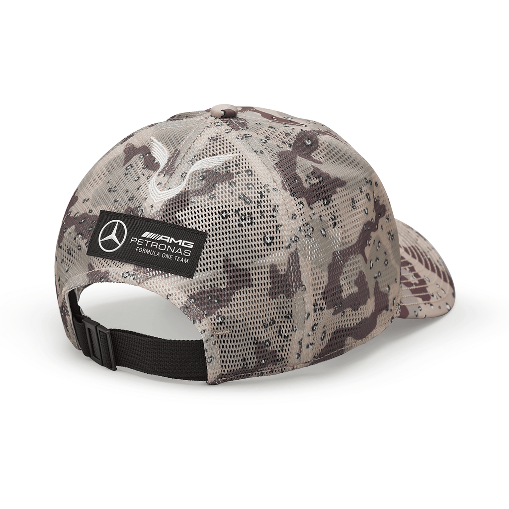 Mercedes Benz F1 Special Edition Lewis Hamilton 2022 USA Austin GP Earth Trucker Hat Hats Dark Gray