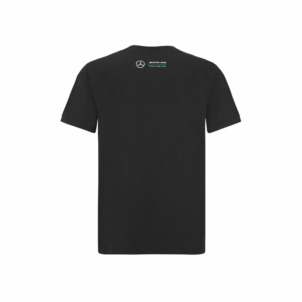 Mercedes Benz AMG Petronas F1 Kids George Russell #63 T-Shirt -Youth Black T-shirts Dark Slate Gray