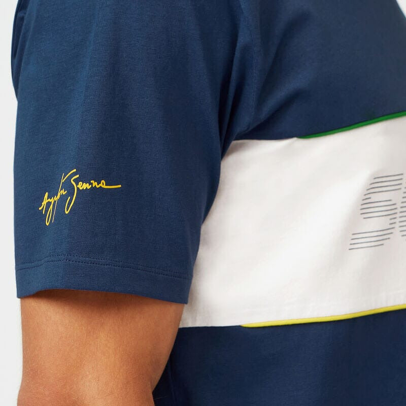 Ayrton Senna Race T-Shirt T-shirts Dark Slate Gray