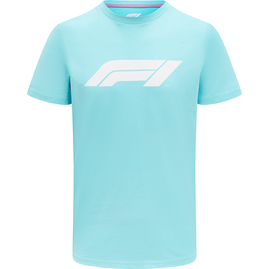 Formula 1 Tech Collection F1 Miami GP kids Pastel T-Shirt- Pink/Baby Blue T-shirts Light Blue
