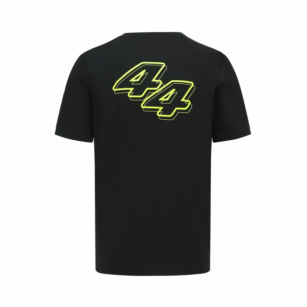 Mercedes Benz F1 Special Edition Lewis Hamilton 2022 Men's Silverstone GP Neon Party T-Shirt T-shirts Black