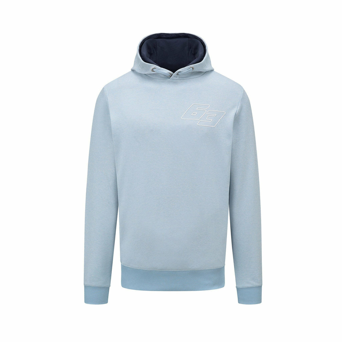 Mercedes Benz F1 Special Edition George Russell 2022 Men's Silverstone GP Hoody Hoodies Light Steel Blue