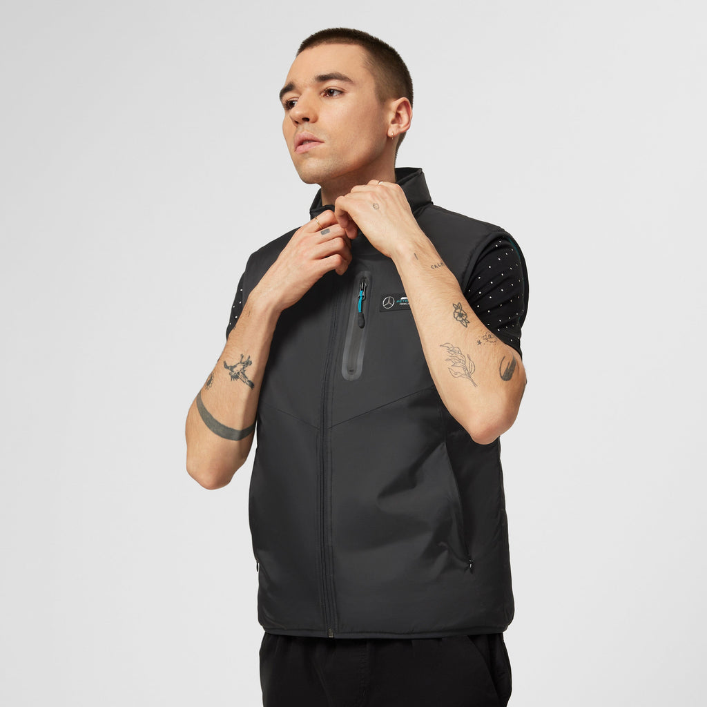 Mercedes AMG Petronas F1 Men's Lightweight Padded Vest Vest Mercedes AMG Petronas 