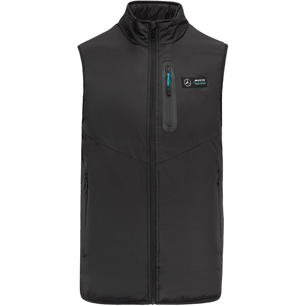 Mercedes AMG Petronas F1 Men's Lightweight Padded Vest Vest Dark Slate Gray