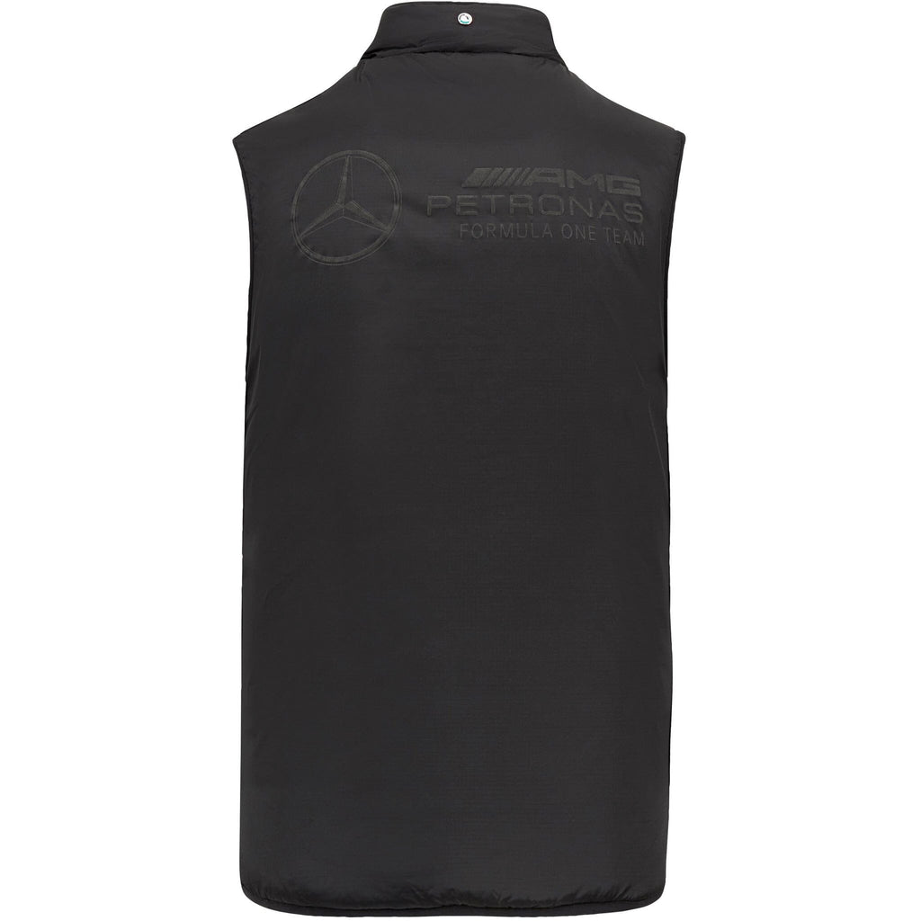 Mercedes AMG Petronas F1 Men's Lightweight Padded Vest Vest Dark Slate Gray