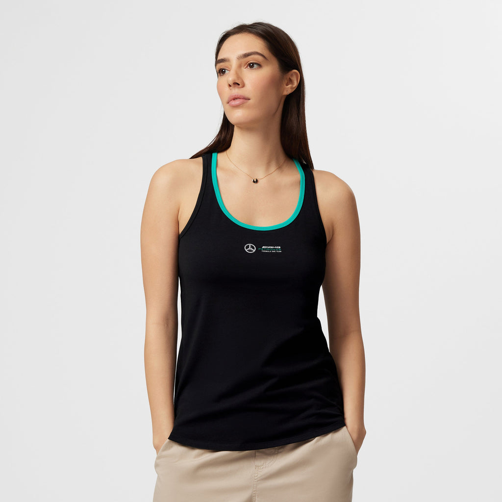 Mercedes AMG Petronas F1 Women's Racerback Tank Top T-shirts Mercedes AMG Petronas 