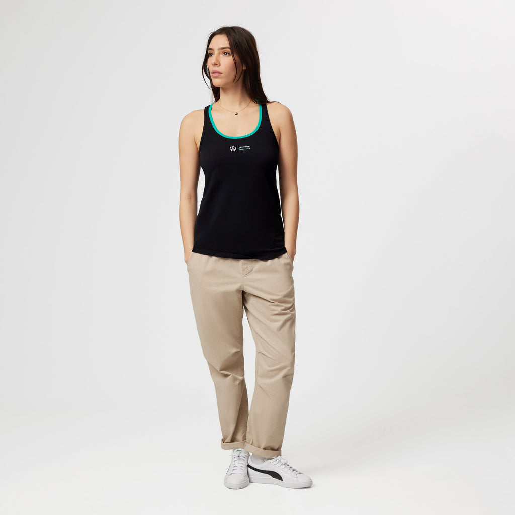 Mercedes AMG Petronas F1 Women's Racerback Tank Top T-shirts Mercedes AMG Petronas 