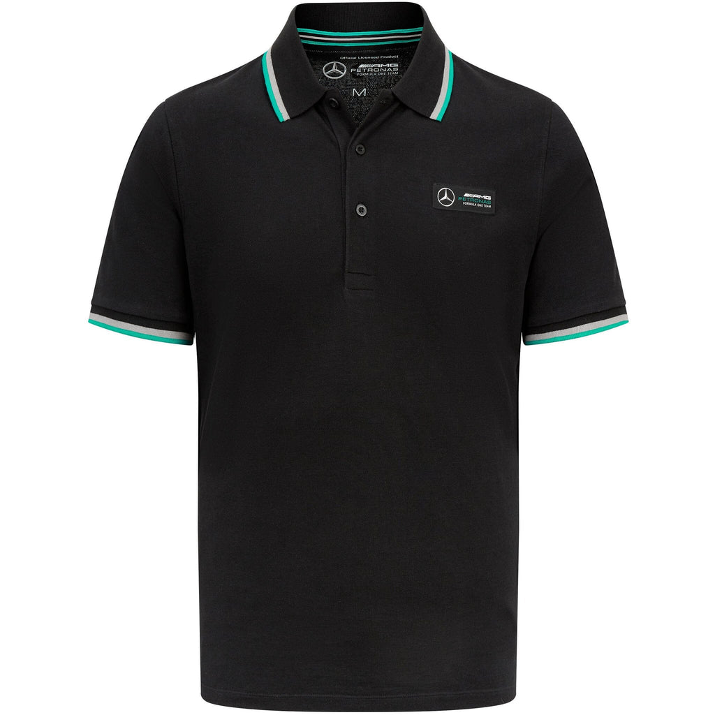 Mercedes AMG Petronas F1 Men's Classic Polo Shirt Polos Black