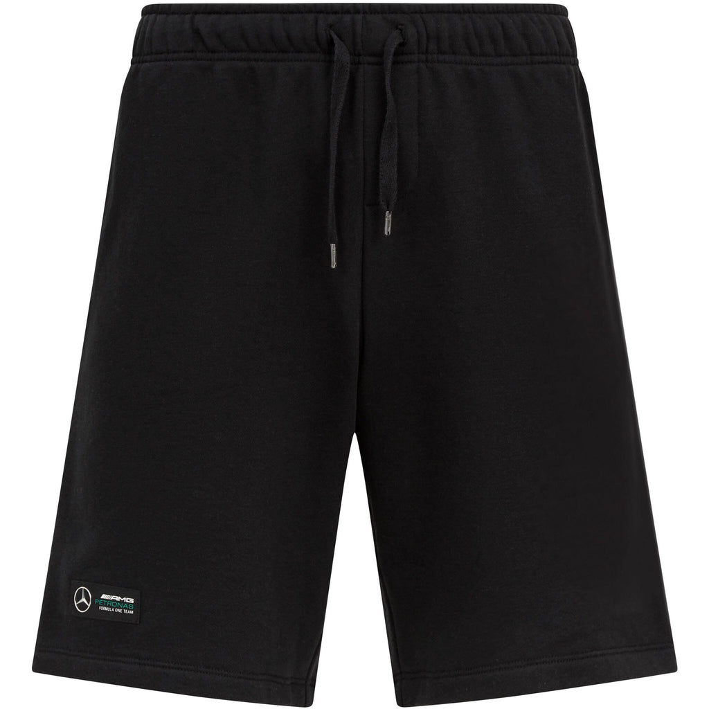 Mercedes AMG Petronas F1 Men's Sweat Shorts - Black/Grey Shorts Black