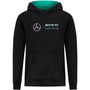 Mercedes AMG Petronas F1 Kids Hooded Logo Sweatshirt - Youth Hoodies Black
