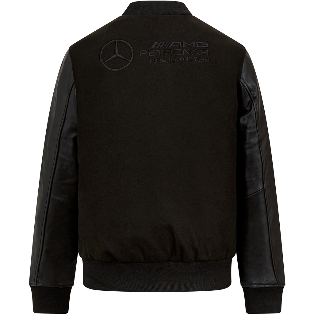 Mercedes AMG Petronas F1 Varsity Jacket Jackets Black