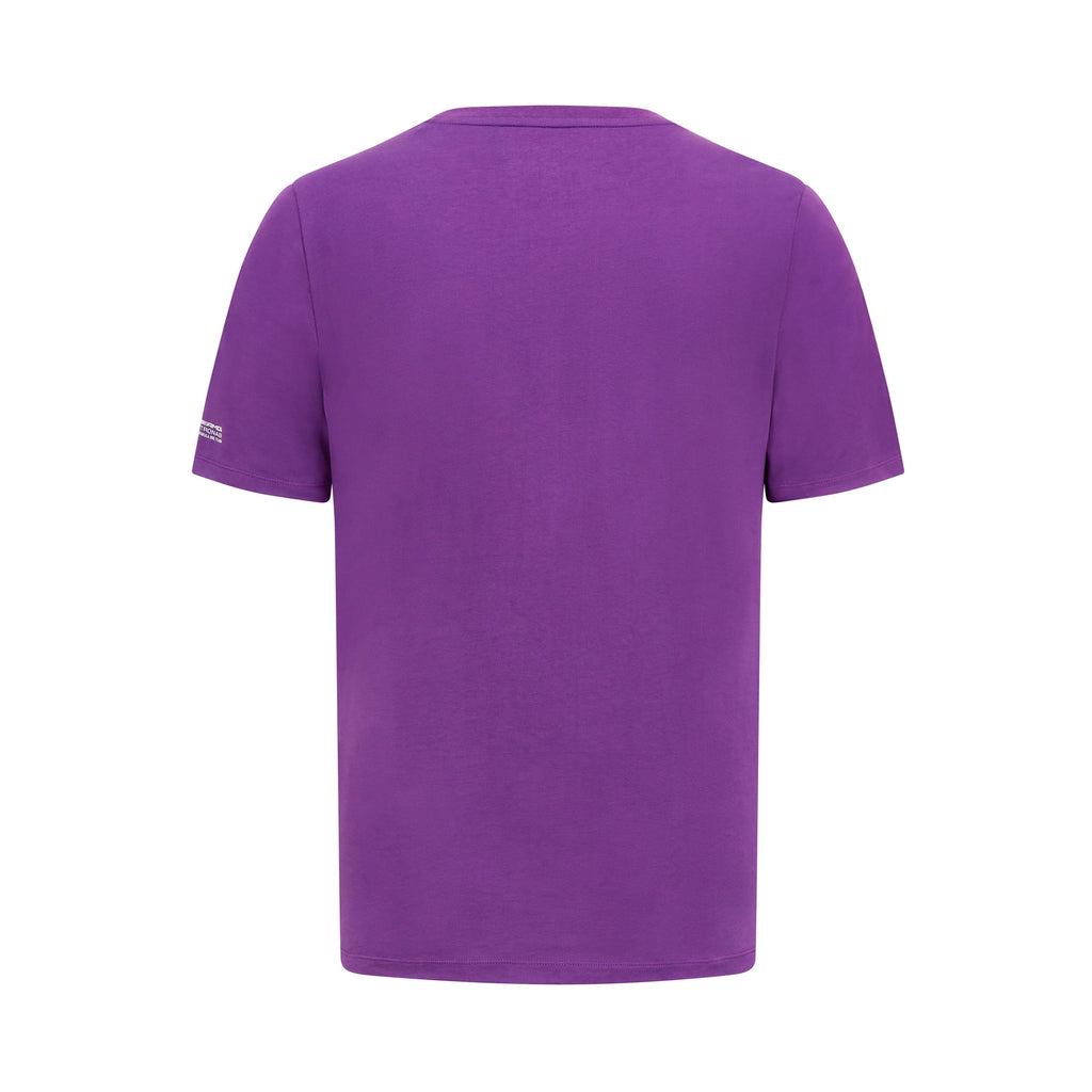 Mercedes AMG Petronas F1 Lewis Hamilton Portrait T-Shirt - Purple T-shirts Mercedes AMG Petronas 