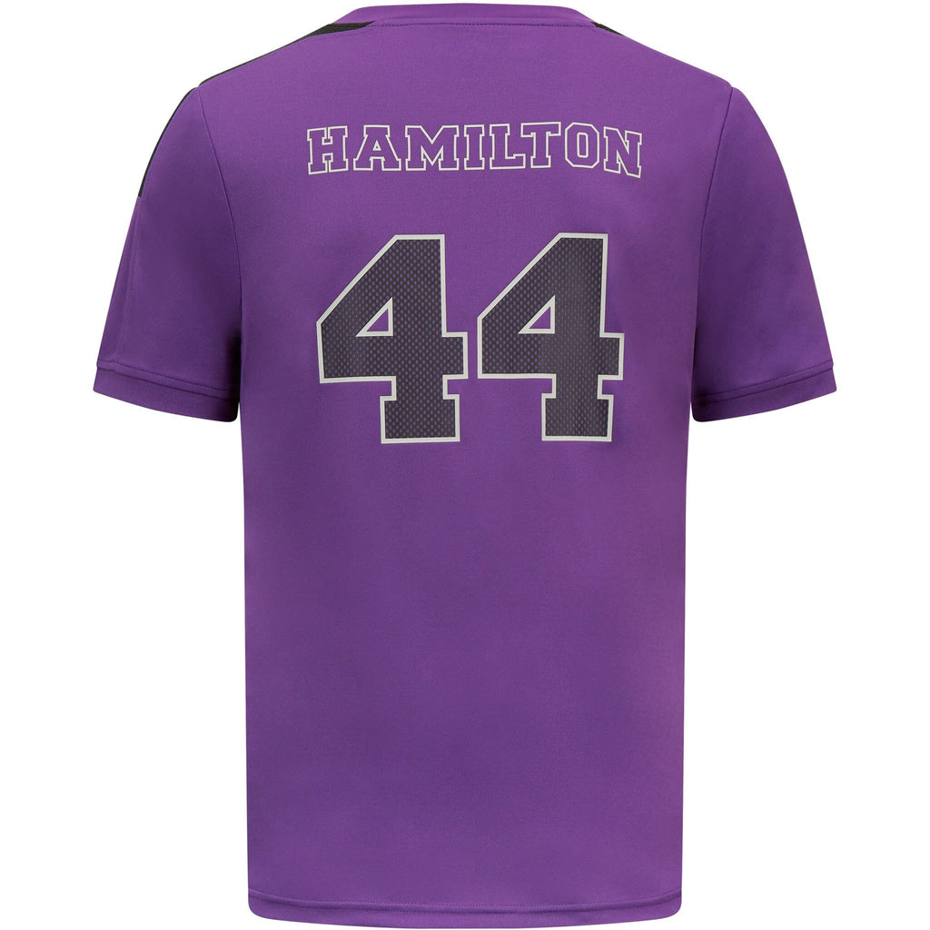 Mercedes AMG Petronas F1 Lewis Hamilton Sports T-Shirt T-shirts Dark Slate Blue