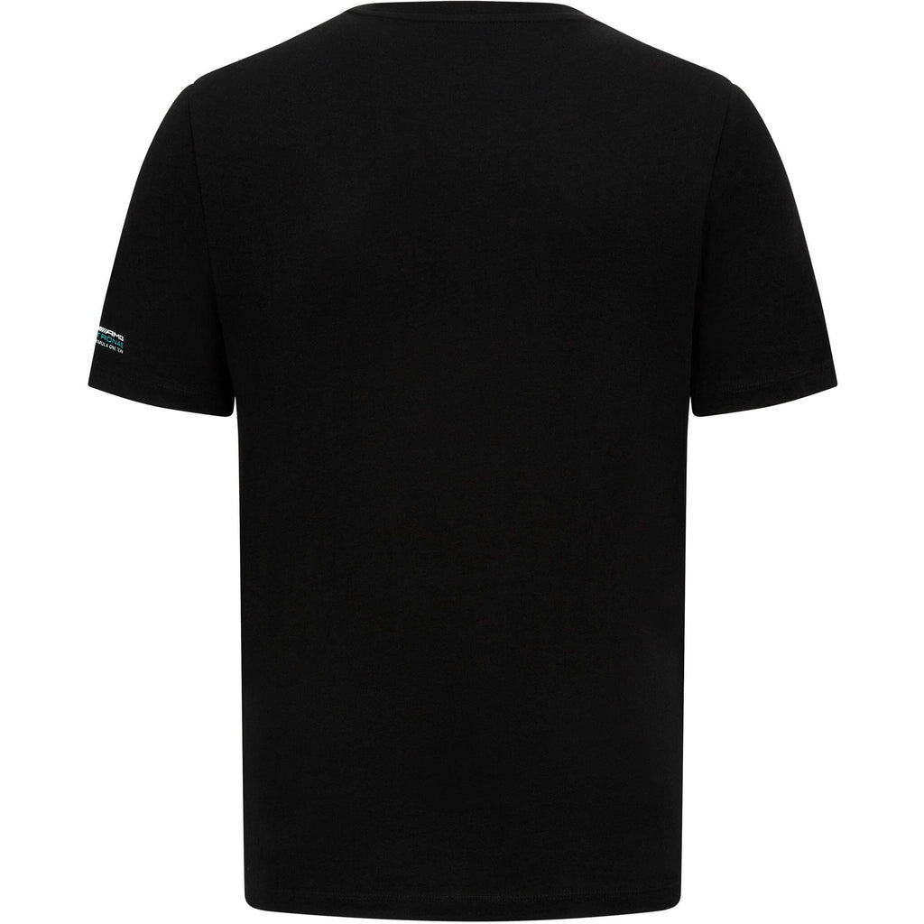 Mercedes AMG Petronas F1 Men's Lewis Hamilton Logo T-Shirt -Black/Purple T-shirts Black
