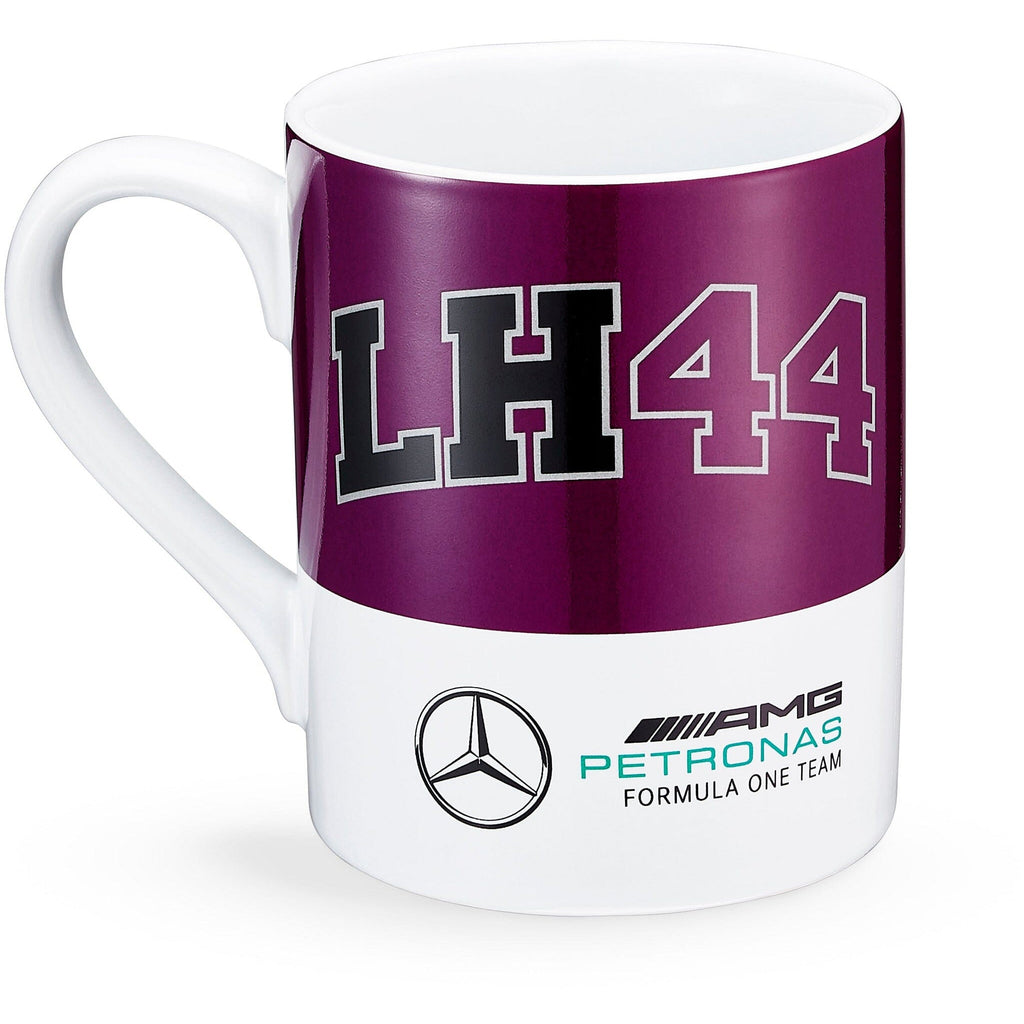 Mercedes AMG Petronas F1 Lewis Hamilton Mug Drinkware Lavender