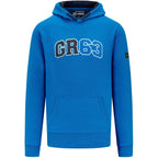 Mercedes AMG Petronas F1 George Russell Hooded Sweatshirt - Black/Blue Hoodies Dark Cyan
