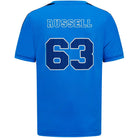 Mercedes AMG Petronas F1 George Russell Sports T-Shirt T-shirts Royal Blue