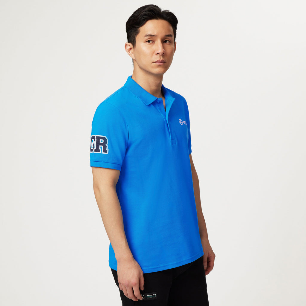 Mercedes AMG Petronas F1 Men's George Russell Polo Polos Mercedes AMG Petronas 
