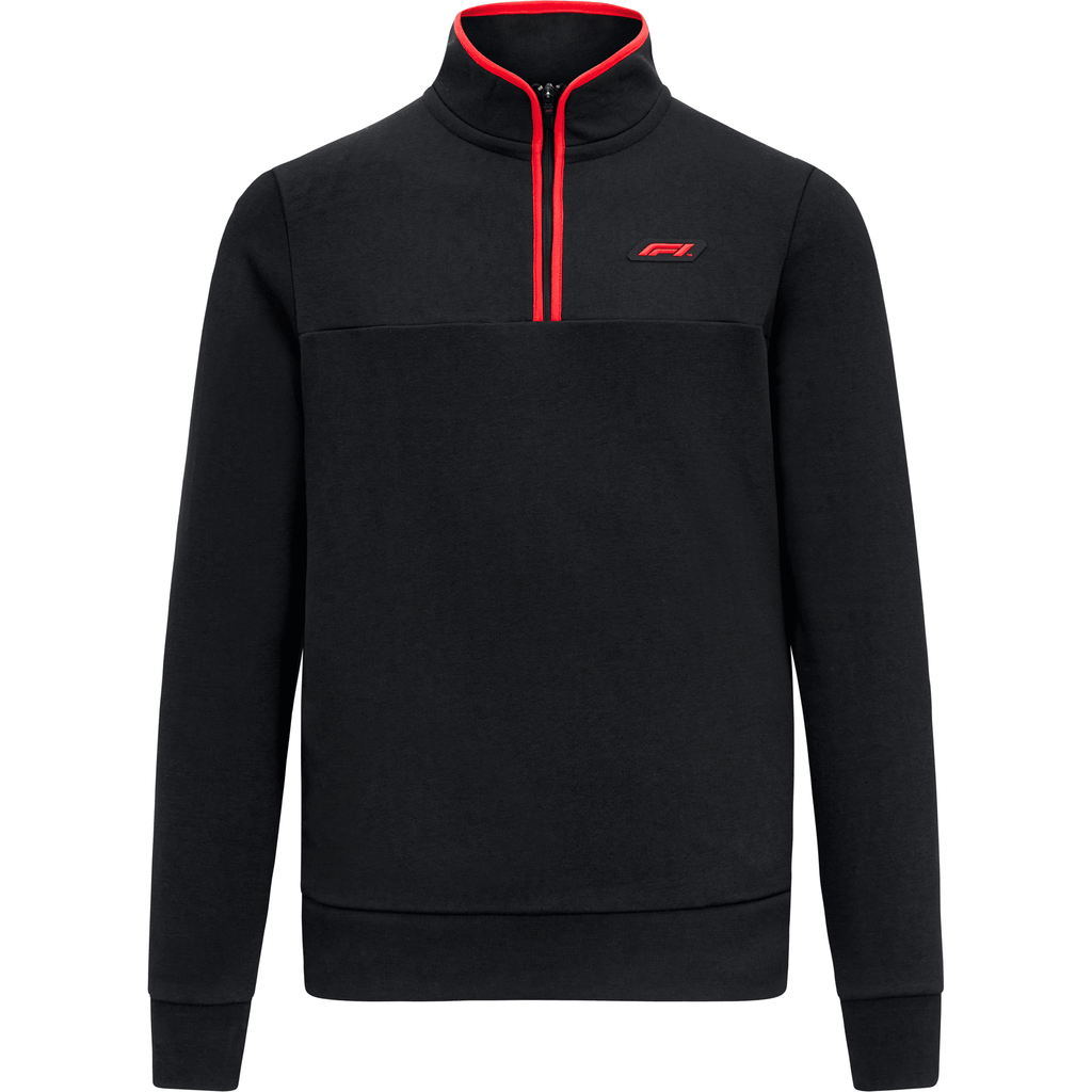 Formula 1 Tech Collection F1 1/4 Zip Sweatshirt - Black Sweatshirt Black