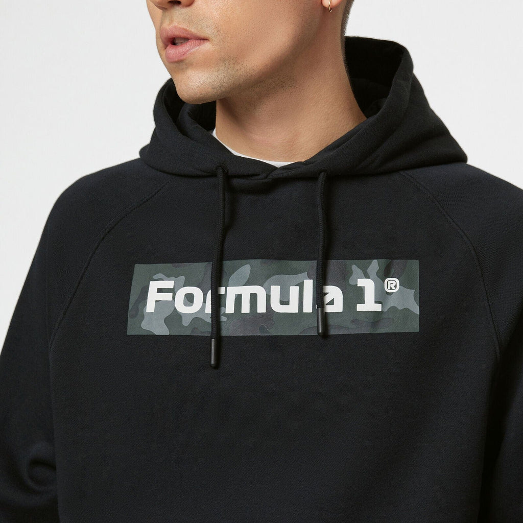 Formula 1 Tech Collection F1 Camo Hoodie - Black Hoodies Formula 1 