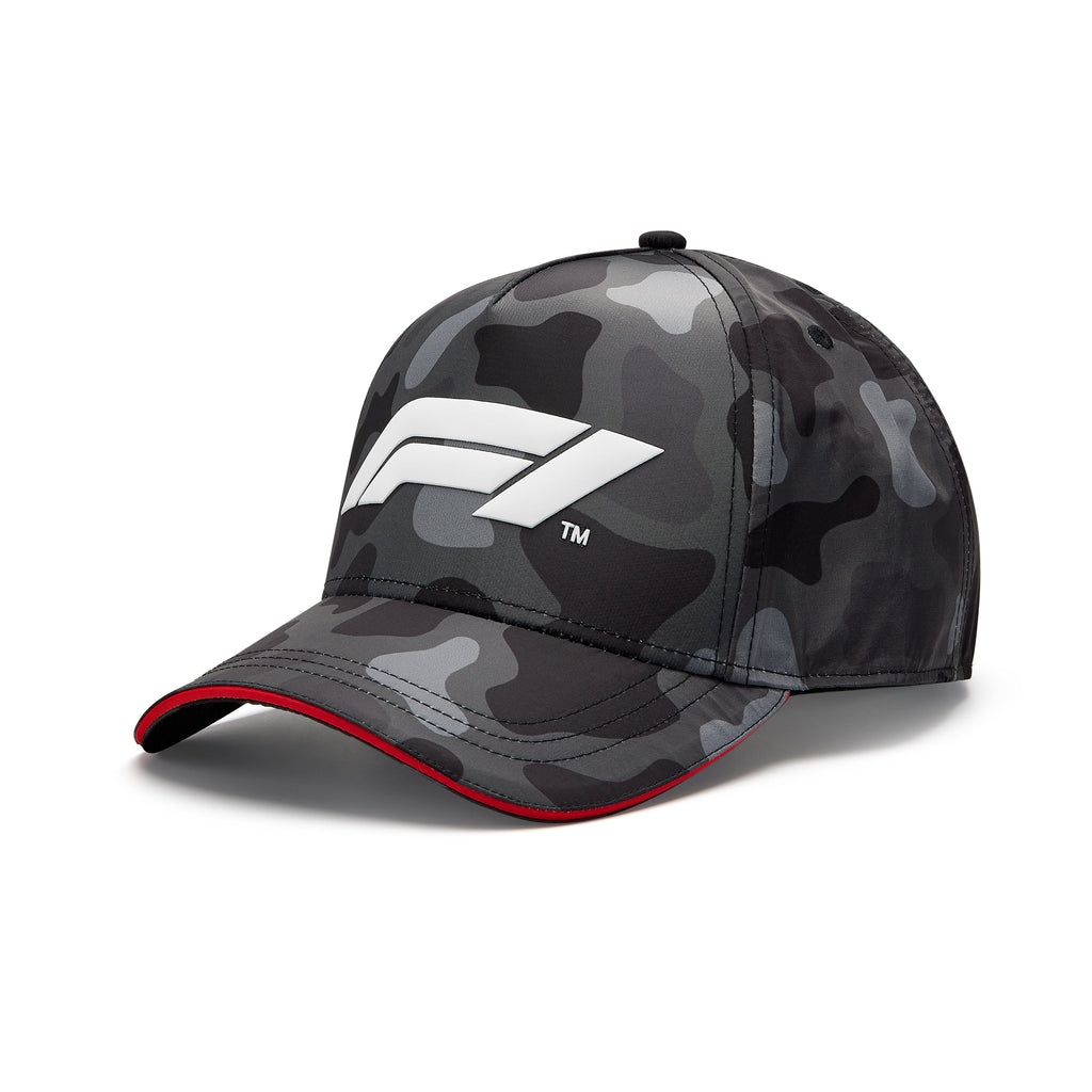 Formula 1 Tech Collection F1 Camo Hat- Black Hats Formula 1 