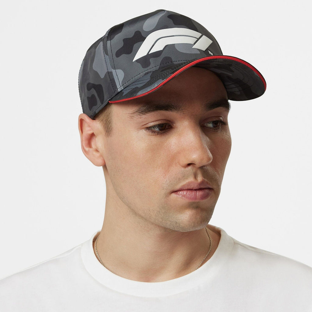 Formula 1 Tech Collection F1 Camo Hat- Black Hats Formula 1 