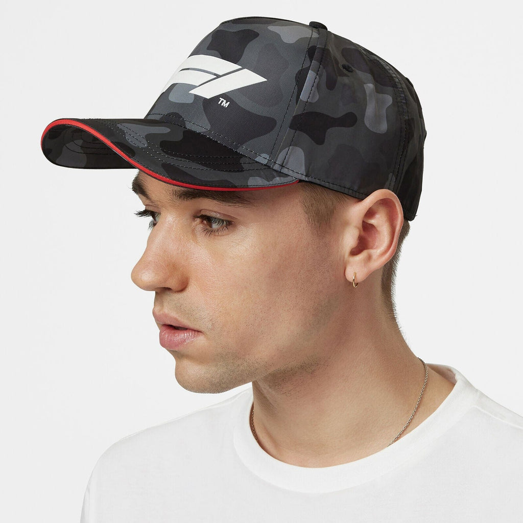 Formula 1 Tech Collection F1 Camo Hat- Black Hats Formula 1 