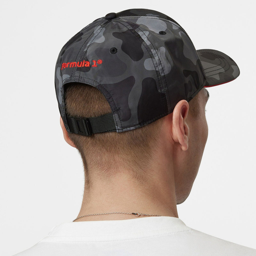 Formula 1 Tech Collection F1 Camo Hat- Black Hats Formula 1 