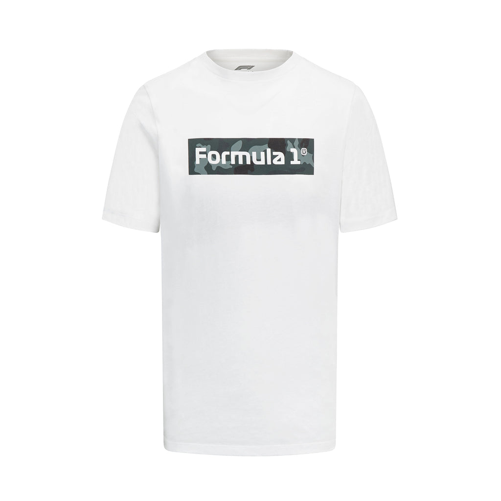 Formula 1 Tech Collection F1 Camo T-Shirt- White T-shirts Formula 1 
