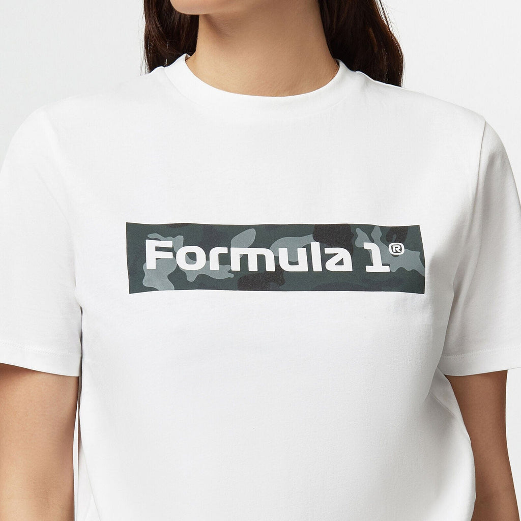 Formula 1 Tech Collection F1 Camo T-Shirt- White T-shirts Formula 1 