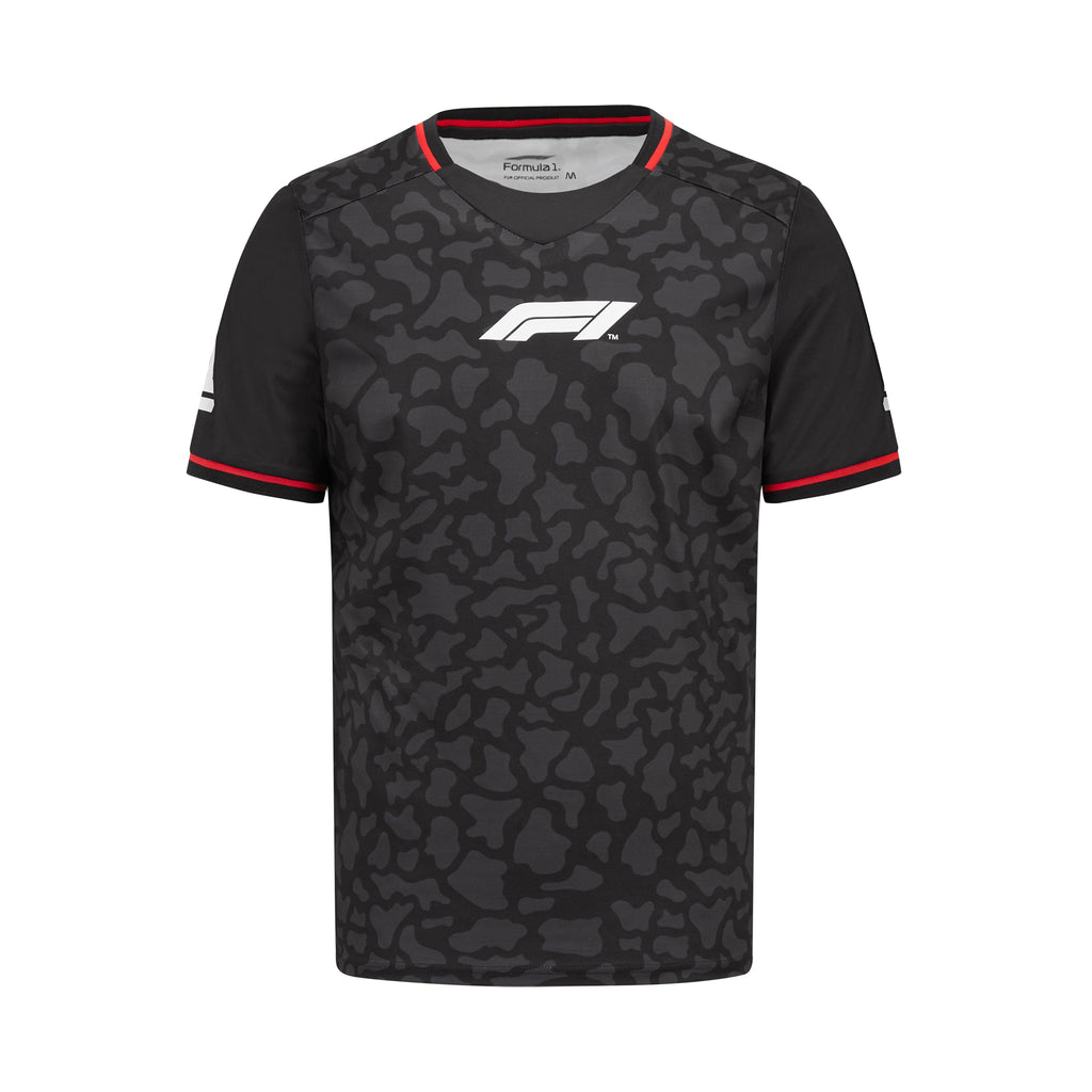 Formula 1 Tech Collection F1 Camo Sports T-Shirt- Black T-shirts Formula 1 