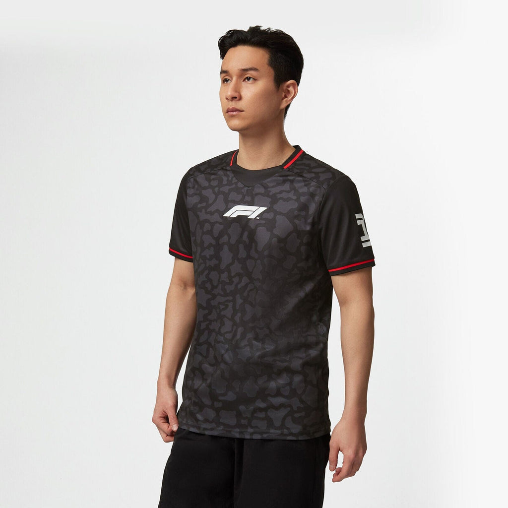 Formula 1 Tech Collection F1 Camo Sports T-Shirt- Black T-shirts Formula 1 