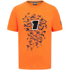 Red Bull Racing F1 Men's Max Verstappen Special Edition Singapore GP T-Shirt T-shirts Coral