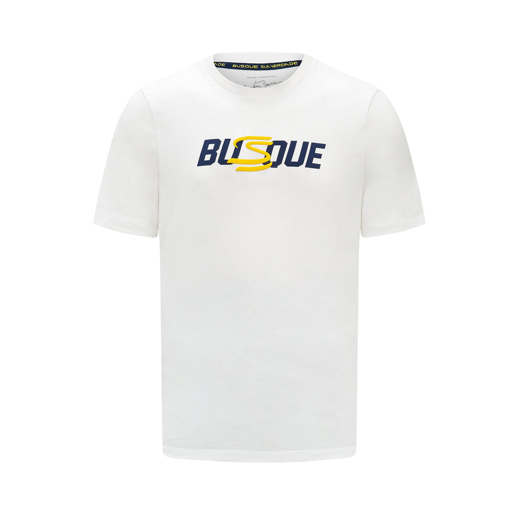 Ayrton Senna Men's "Busque" T-Shirt - Navy/White T-shirts Ayrton Senna 