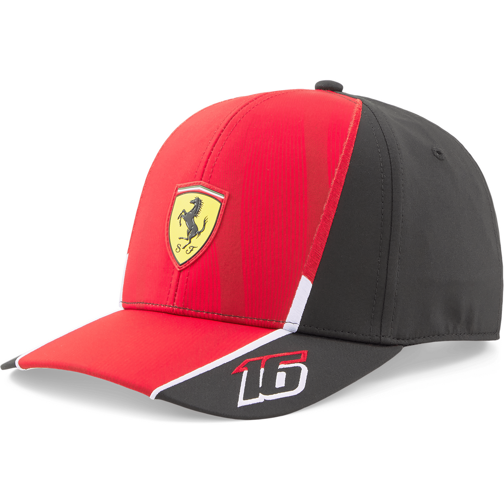 Scuderia Ferrari F1 2023 Charles Leclerc Team Low Curve Brim Hat Hats Scuderia Ferrari 