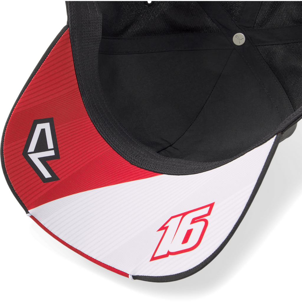 Scuderia Ferrari F1 2023 Charles Leclerc Team Low Curve Brim Hat Hats Scuderia Ferrari 
