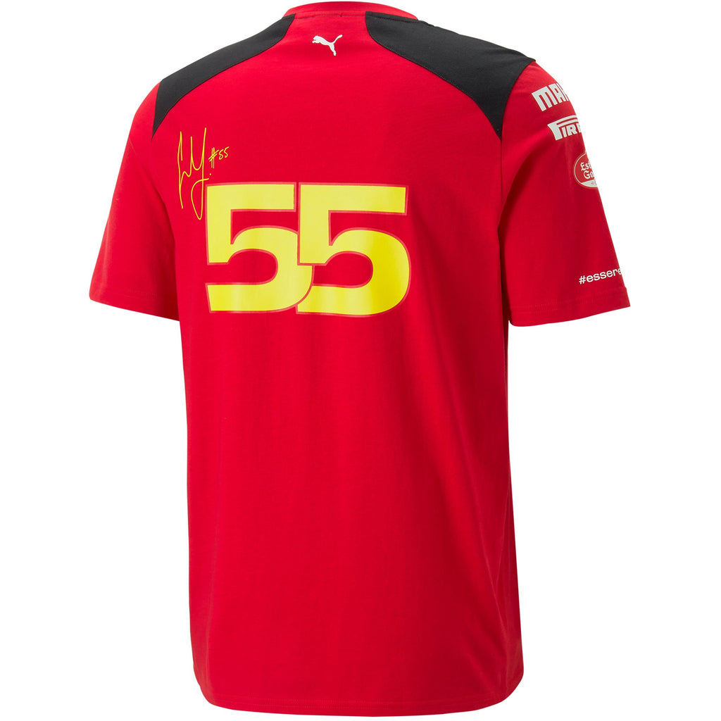 Scuderia Ferrari F1 Men's 2023 Carlos Sainz Team T-Shirt T-shirts Scuderia Ferrari 