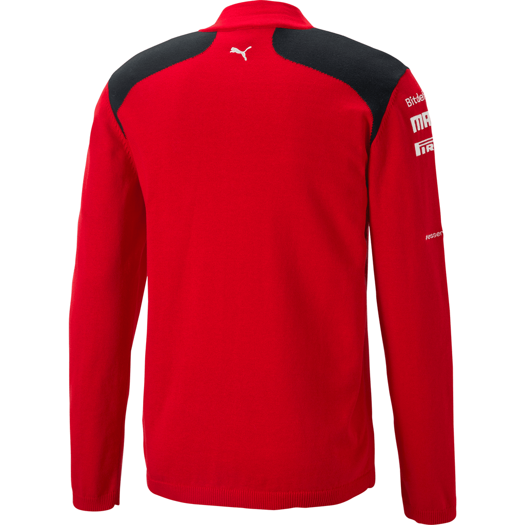 Scuderia Ferrari F1 Men's 2023 Half Zip Sweatshirt Sweatshirt Firebrick