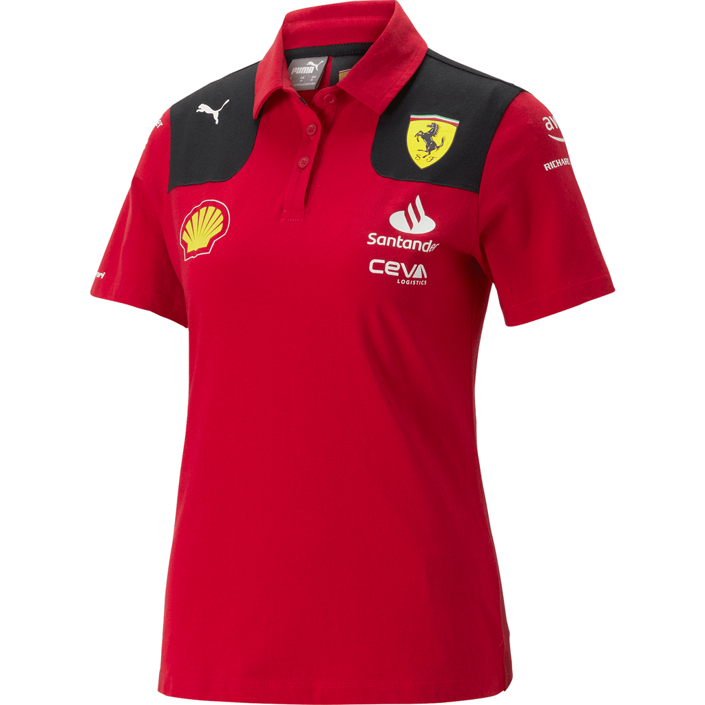 Scuderia Ferrari F1 Women's 2023 Team Polo Shirt Polos Scuderia Ferrari 