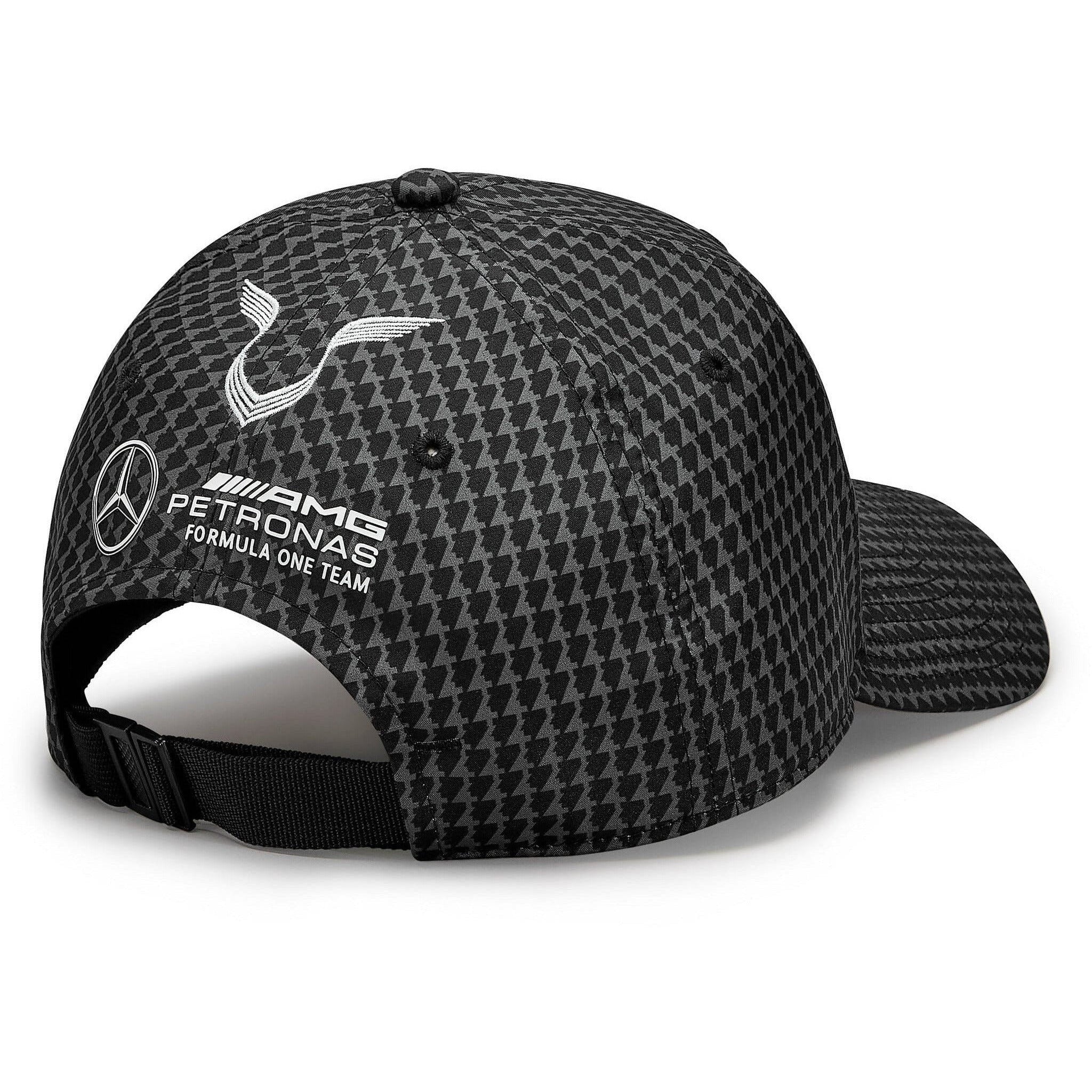 Motorsports® – AMG Mercedes Baseball 2023 Hat Petronas F1 CMC Lewis Hamilton -Black/White