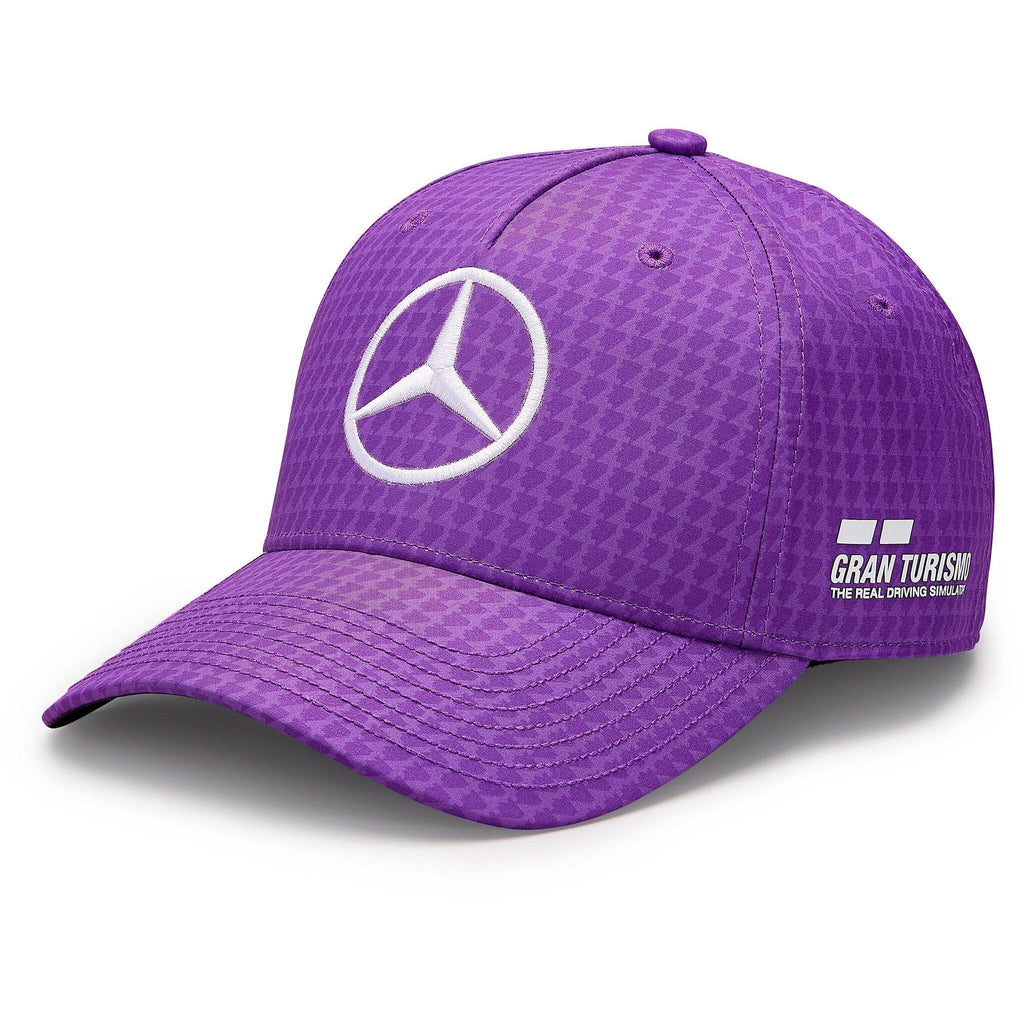Mercedes AMG Petronas F1 2023 Lewis Hamilton Baseball Hat -Black/White/Purple/Red/Peach/Natural Hats Dark Slate Blue